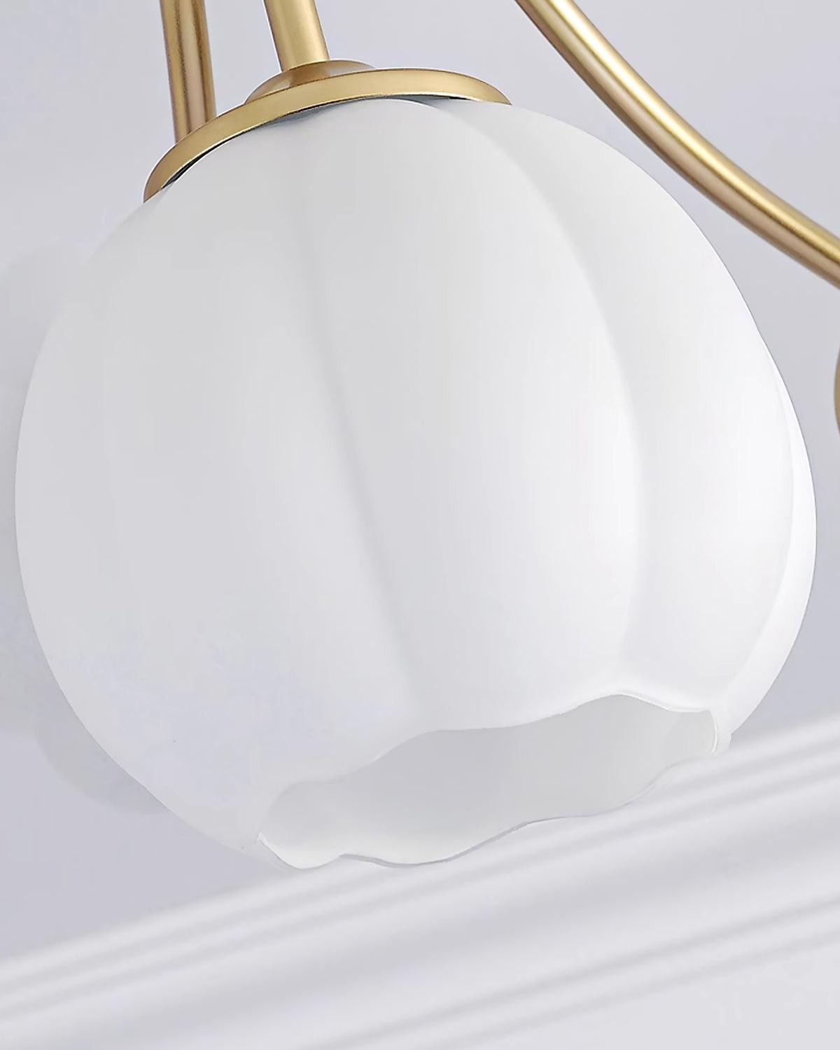 Flower Glass Ceiling Light P044