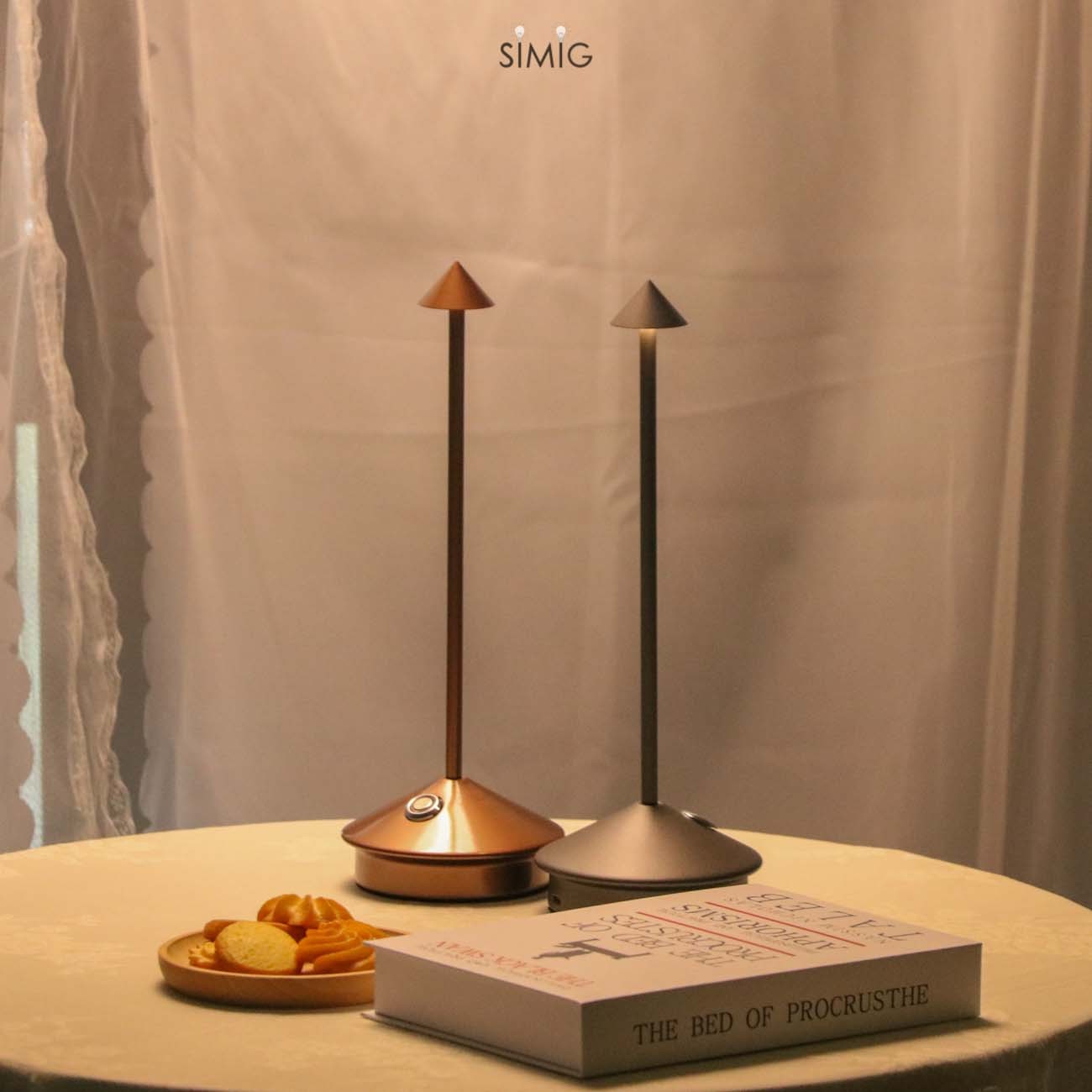 Glimma Rechargeable LED Table Lamp - Modern Portable Lamp for Living Room