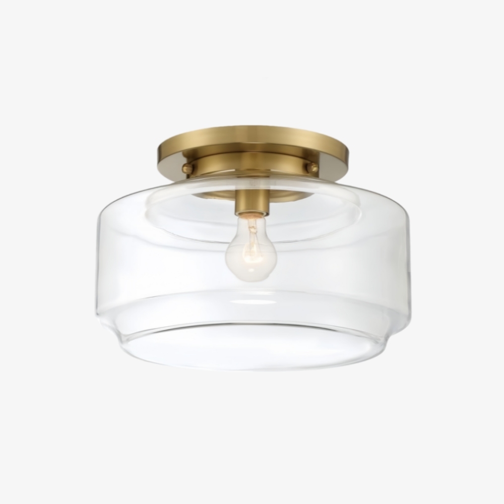 Ulavione Clean Rounded Profile Ceiling Lamp - Timeless Flush Mount for Kitchen T1080