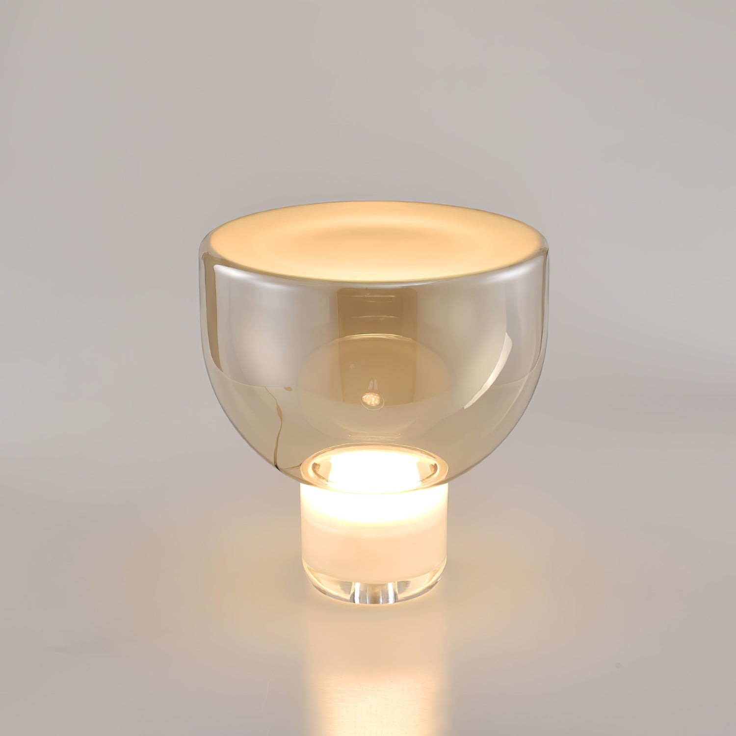 Nordic Simple Modern Luxury Glass Table Lamp For Study Room M394