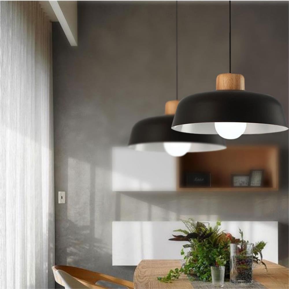Scandinavian Metal Pendant Light with Macaroon Bowl Shape S33