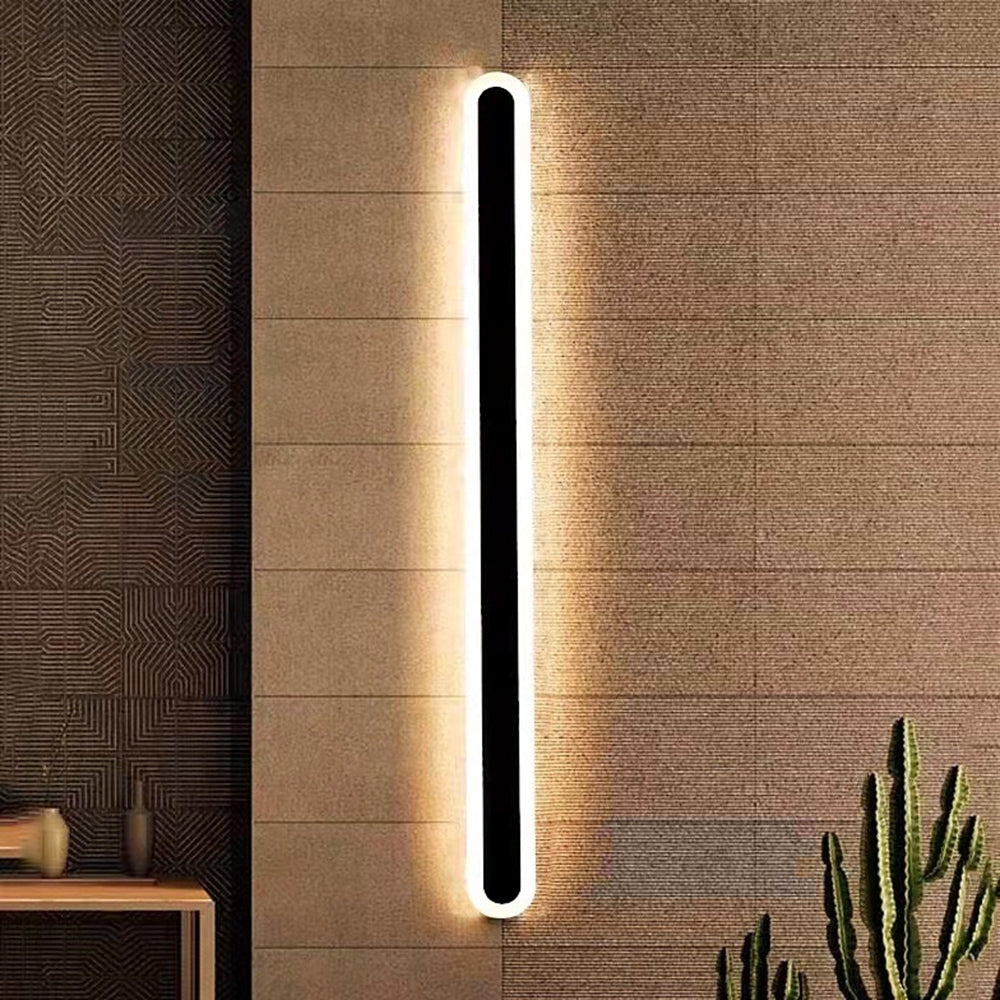 Edge Minimalist Metal Oval IP65 WaterProof Outdoor Wall Light T2099