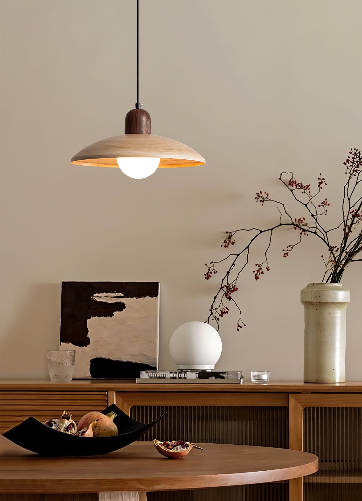 Medieval Style Simple Round Table Pendant Lamp M489