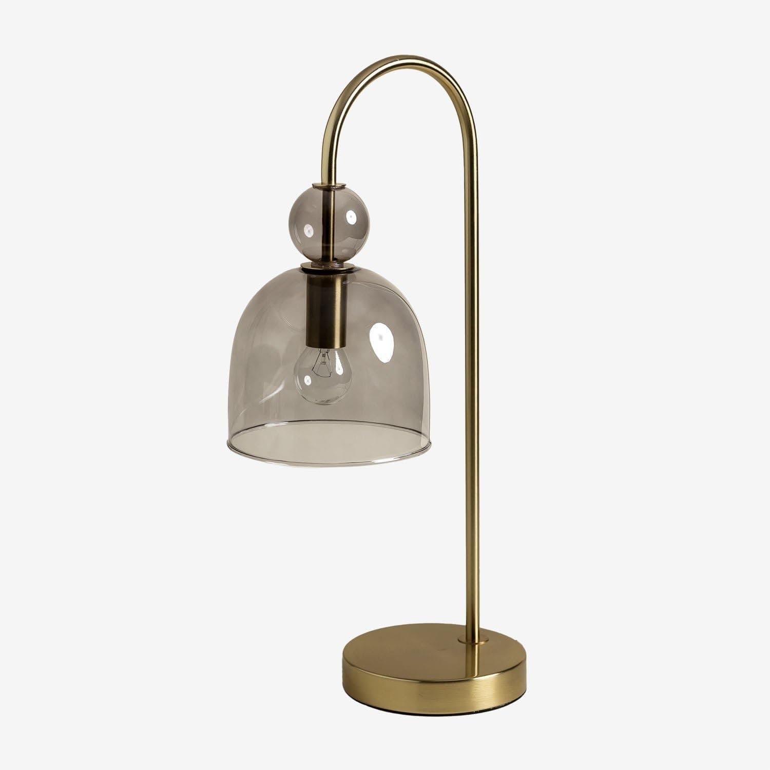 Contemporary Glass Lamp – Soft Glow for Modern Interiors S243