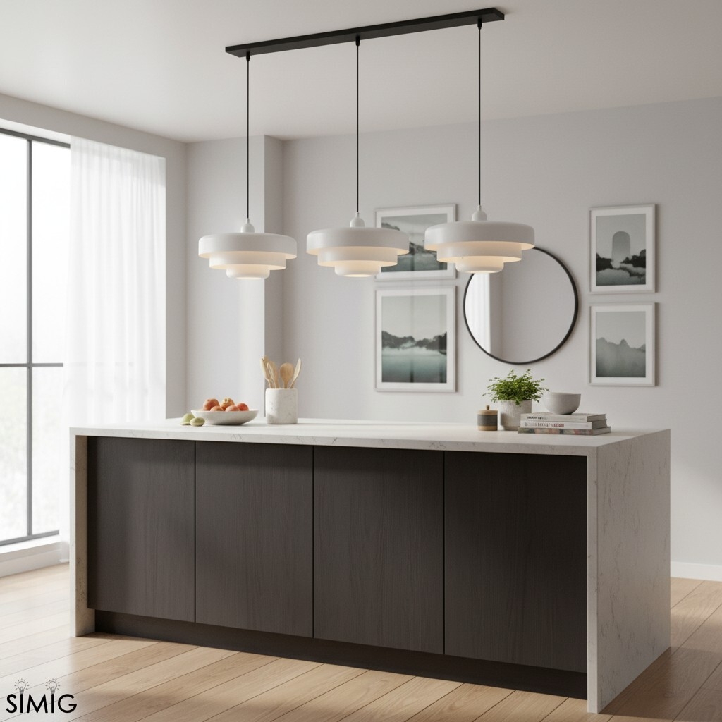 Triple Layer Disc Macaron Cake Pendant Lamp S103