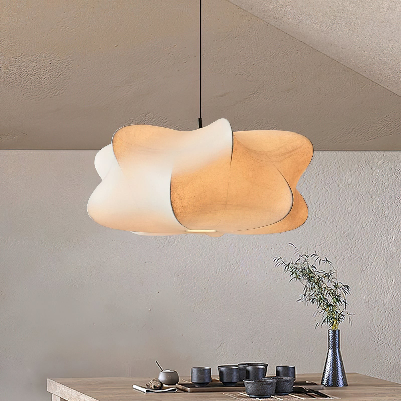Sleek Modern Pendant Light - Adjustable Suspension for Dining Rooms M57