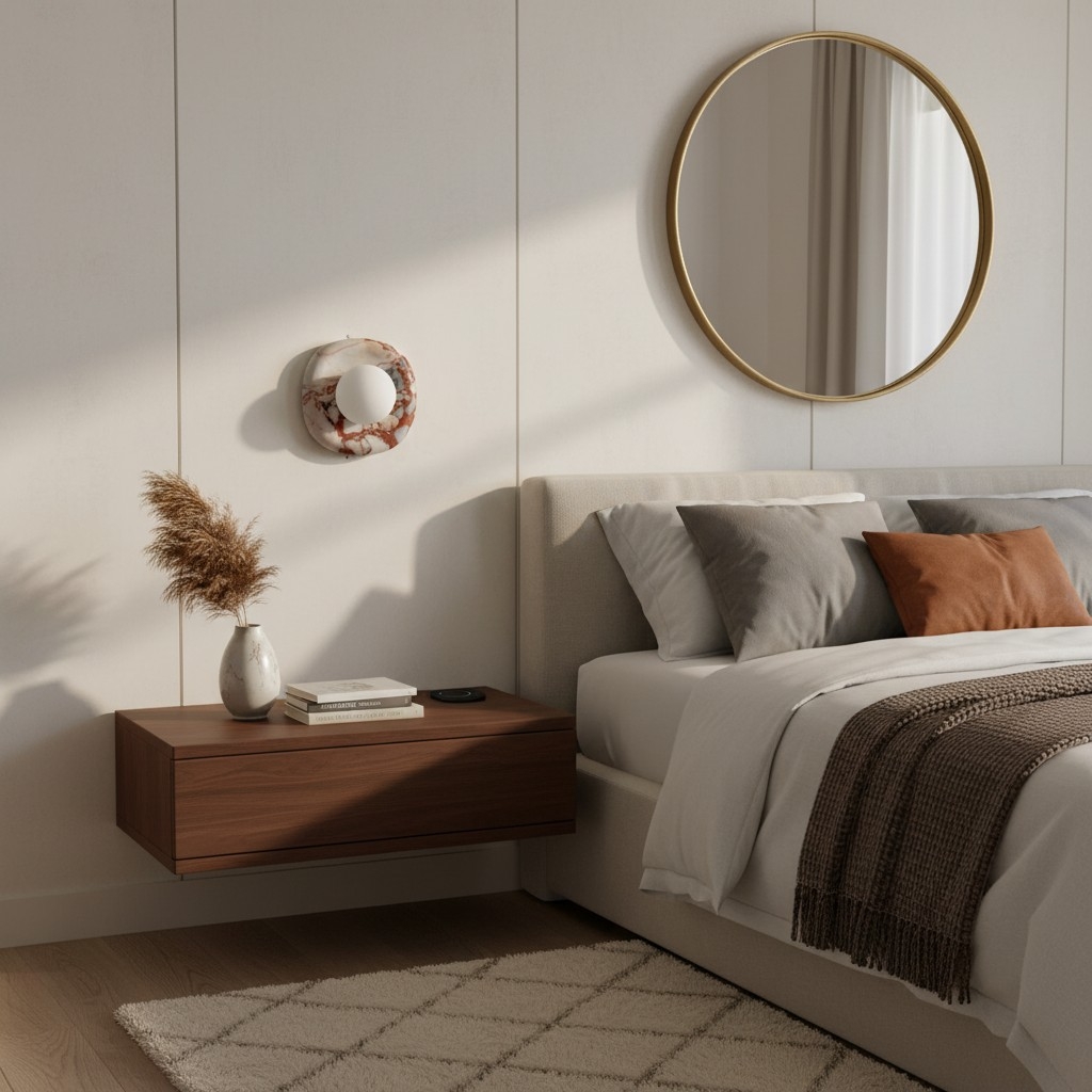 Oria Jade and Alabaster Wall Lamp - Elegant Interior Lighting T1199