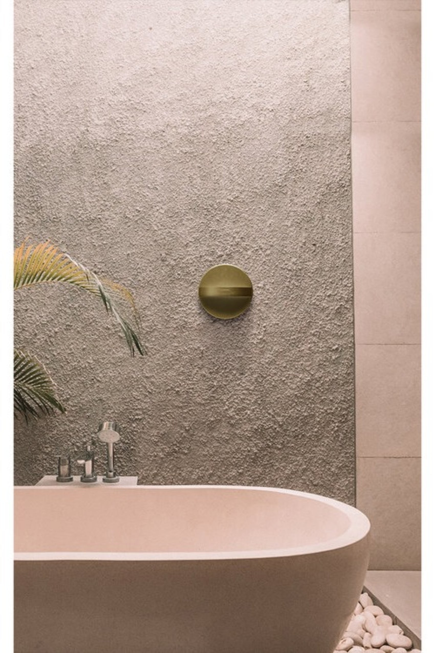 Wabi-sabi Style Plus Travertine Wall Lamp G50