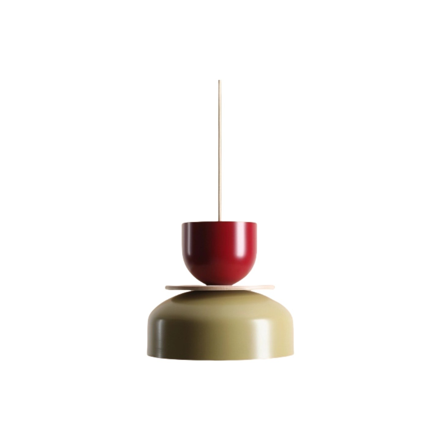 Modern Dual‑Shade Pendant Lamp With Scandinavian Style S227