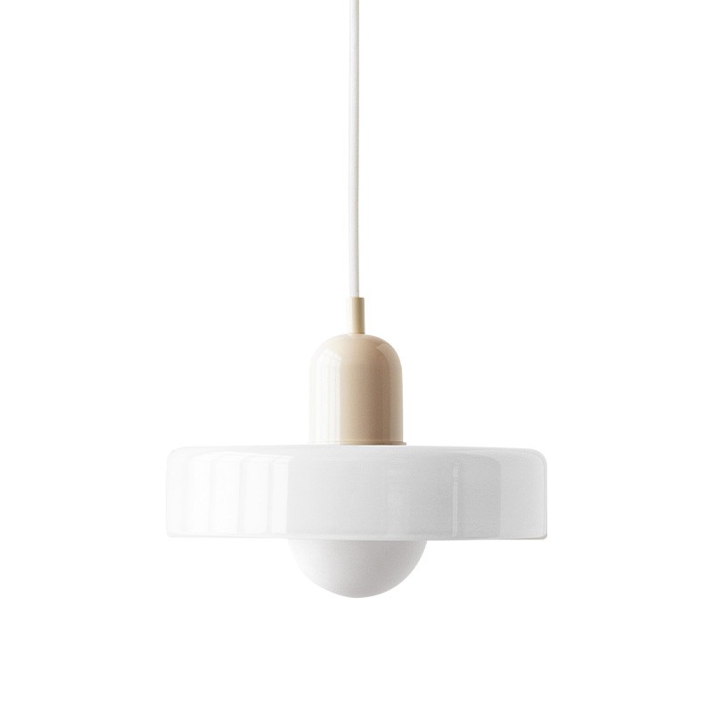 Morandi Glass Disc Orb Pendant Lamp S09