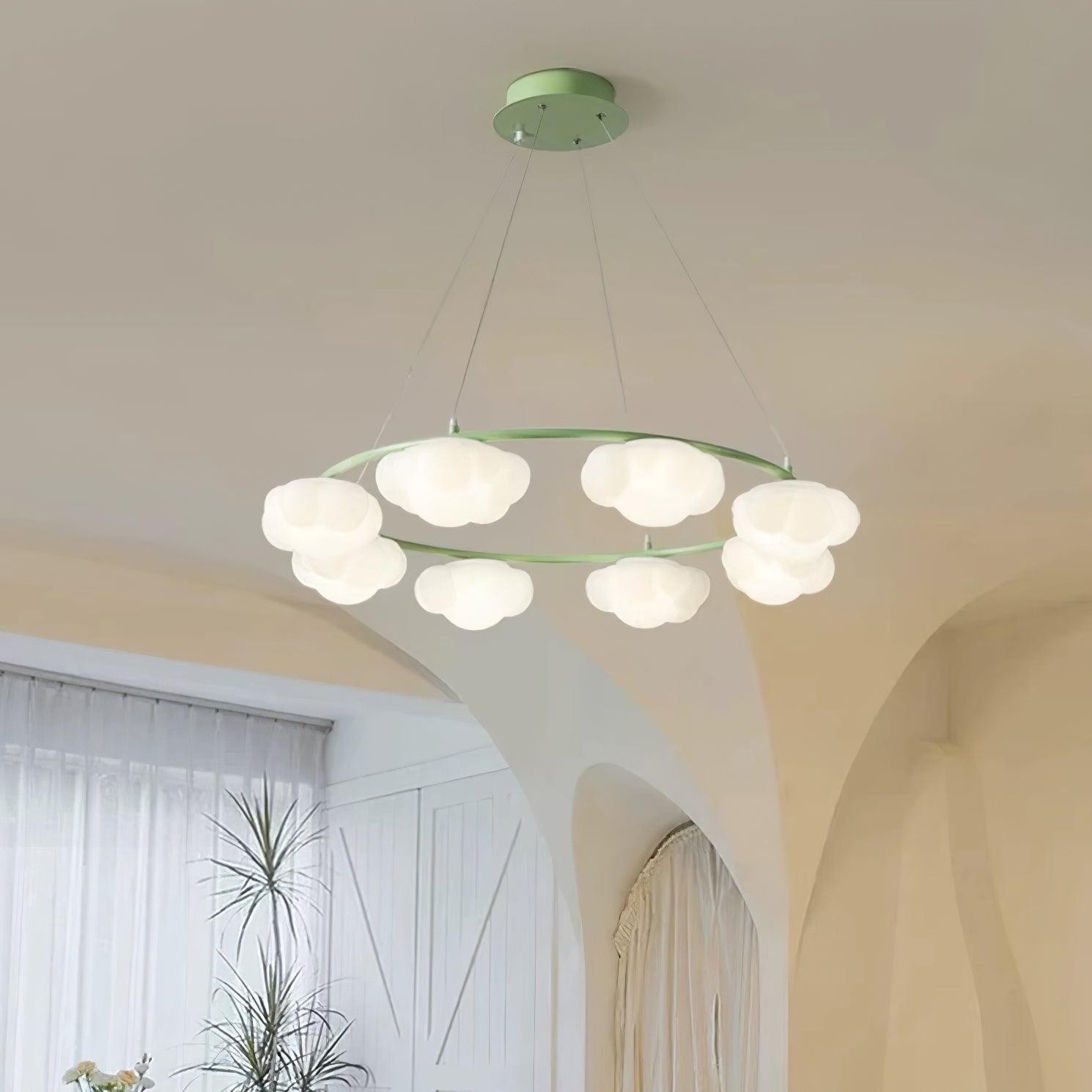 Cream Style Creative Personality Clouds Chandelier M221