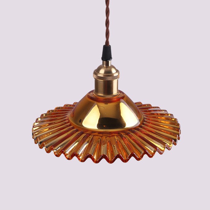 Exotic Vintage Glass Pendant Light