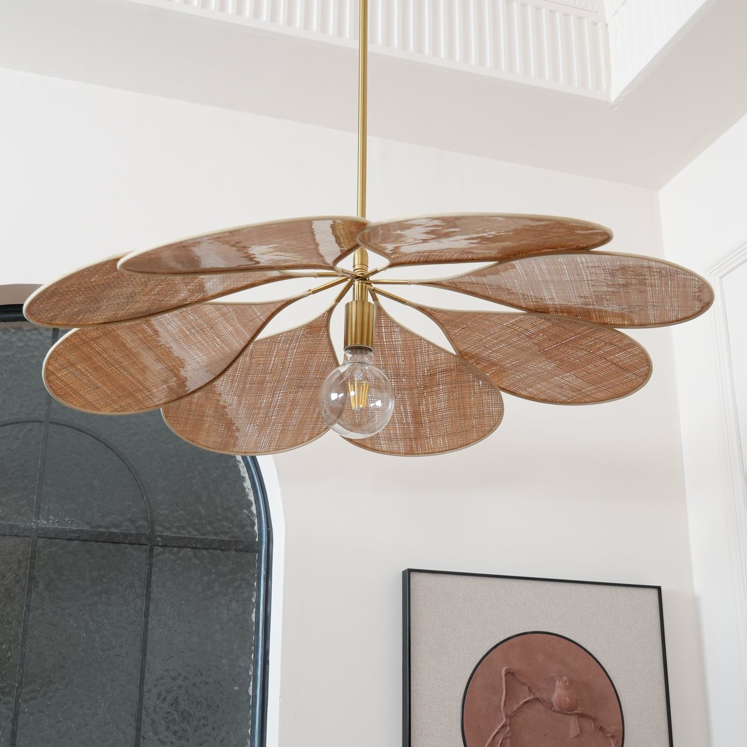 Petals Bloom Rattan Pendant Lamp M428