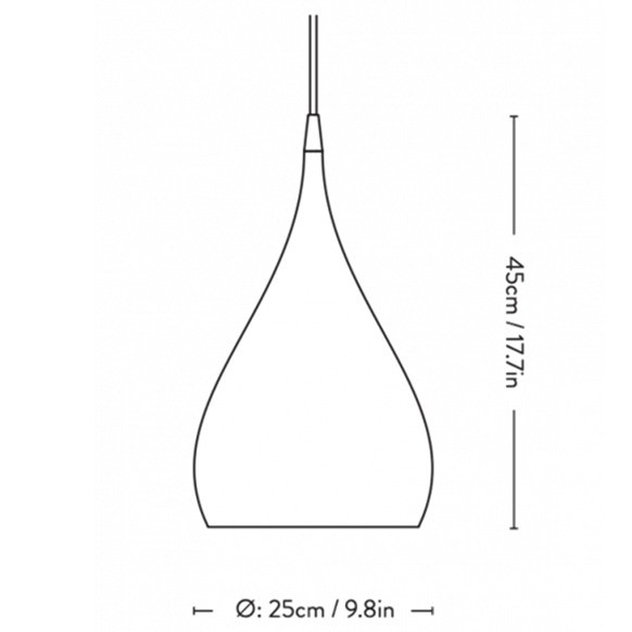 Spinning BH2 Pendant Light