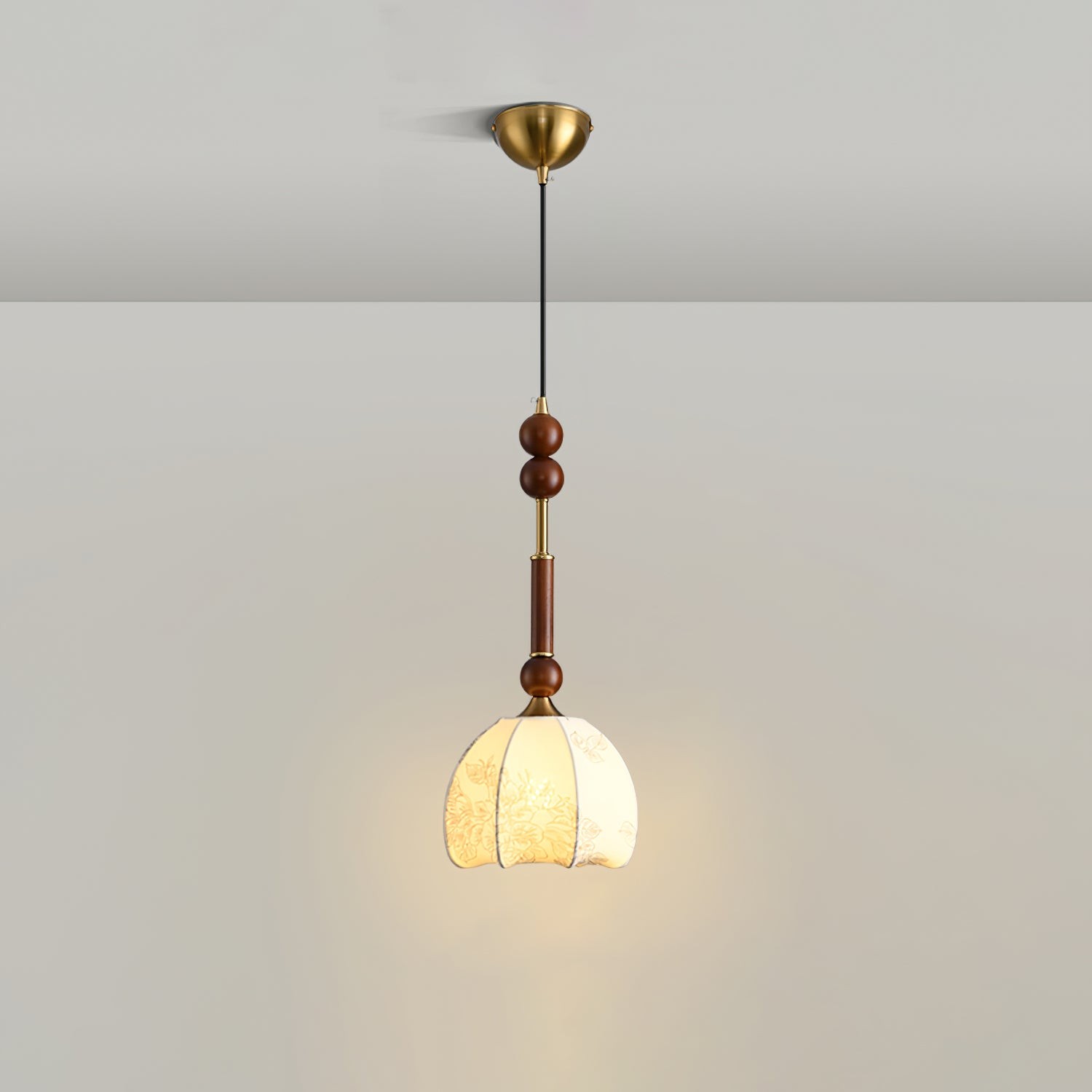 Retro Solid Wood Series Pendant Lamp M420