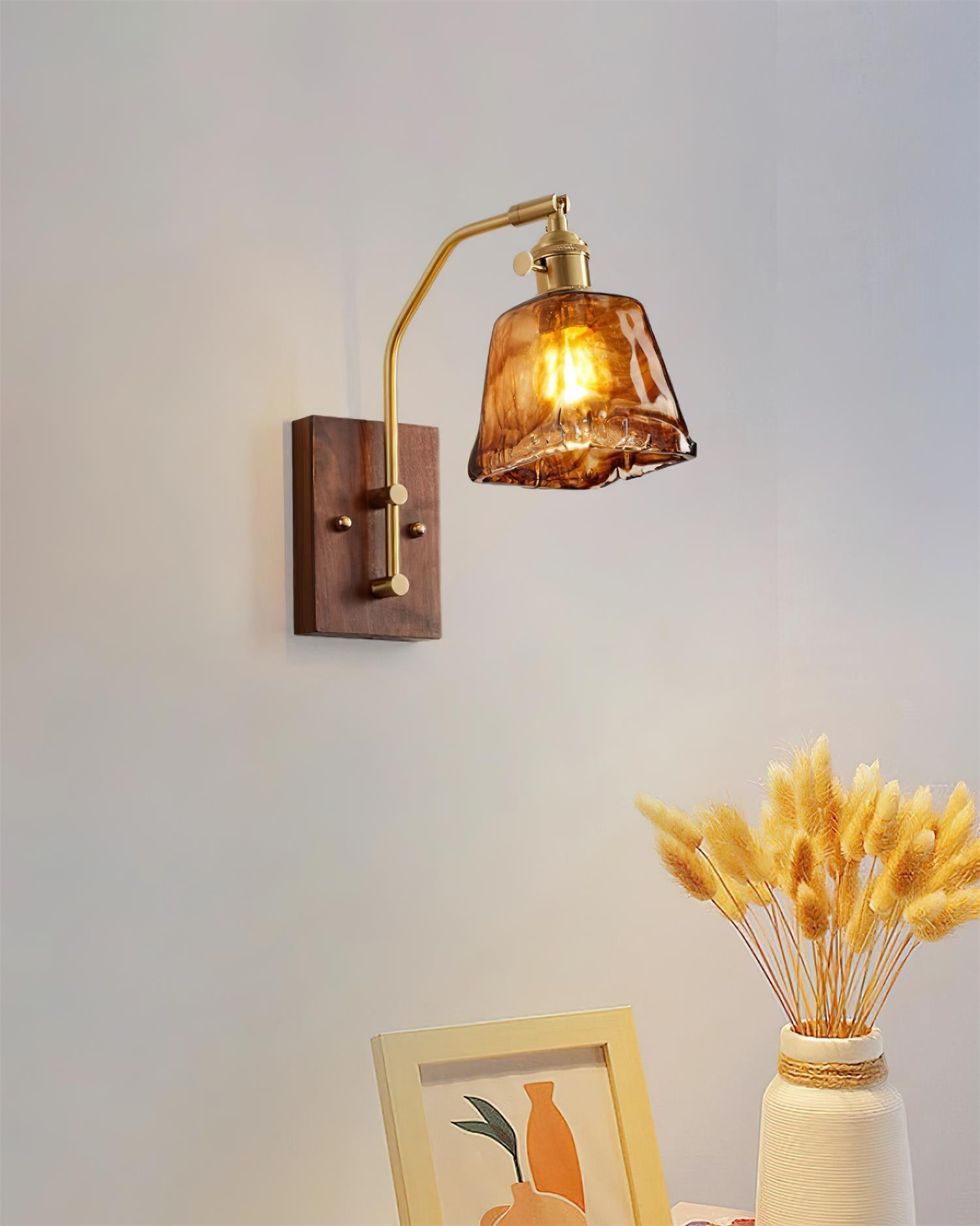 Vintage Morning Glory Shape Wall Lamp M83