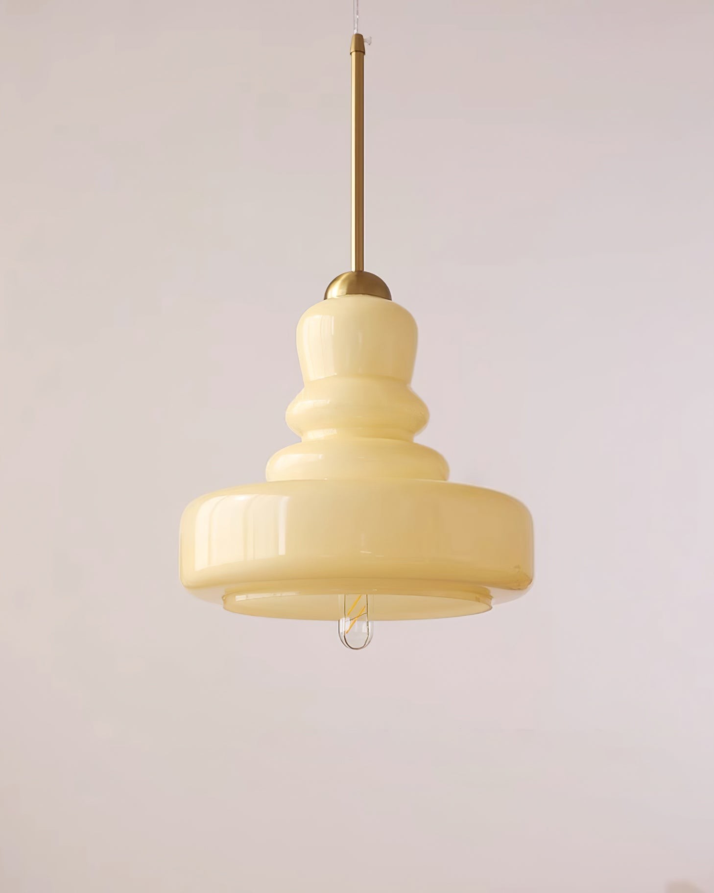 Mid Century Modern Gourd Glass Pendant Light M113