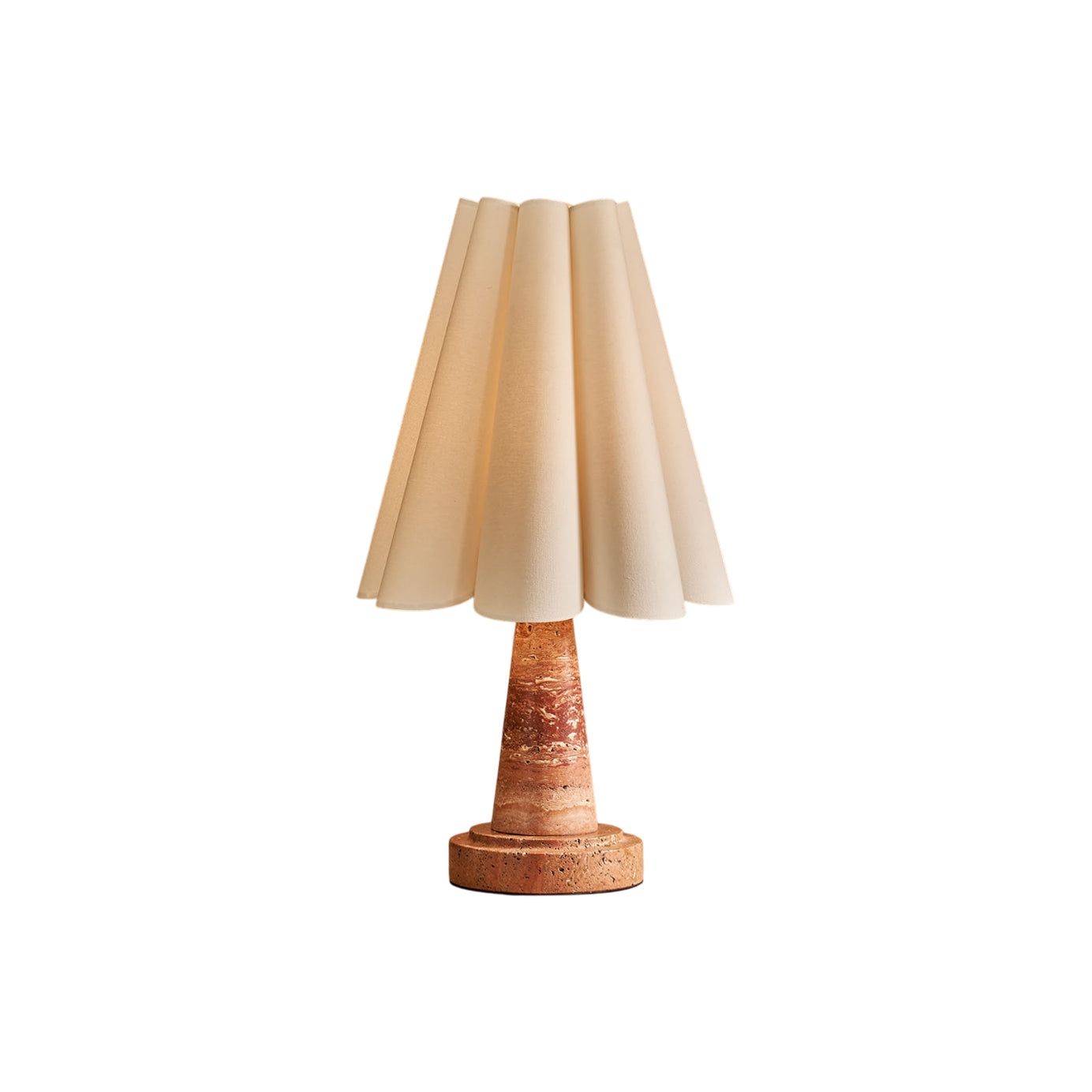 Shadon Marble Pleated Table Lamp T1904