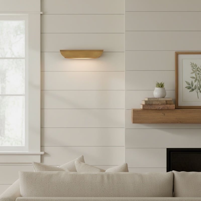 Hidra Modern Metal Wall Sconce - Minimalist Down-Light Sconce for Modern Homes T737