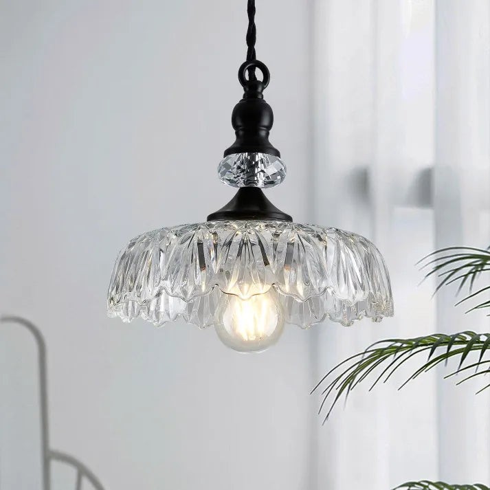 Mid Century Mini Kitchen Island Glass Pendant Light G38