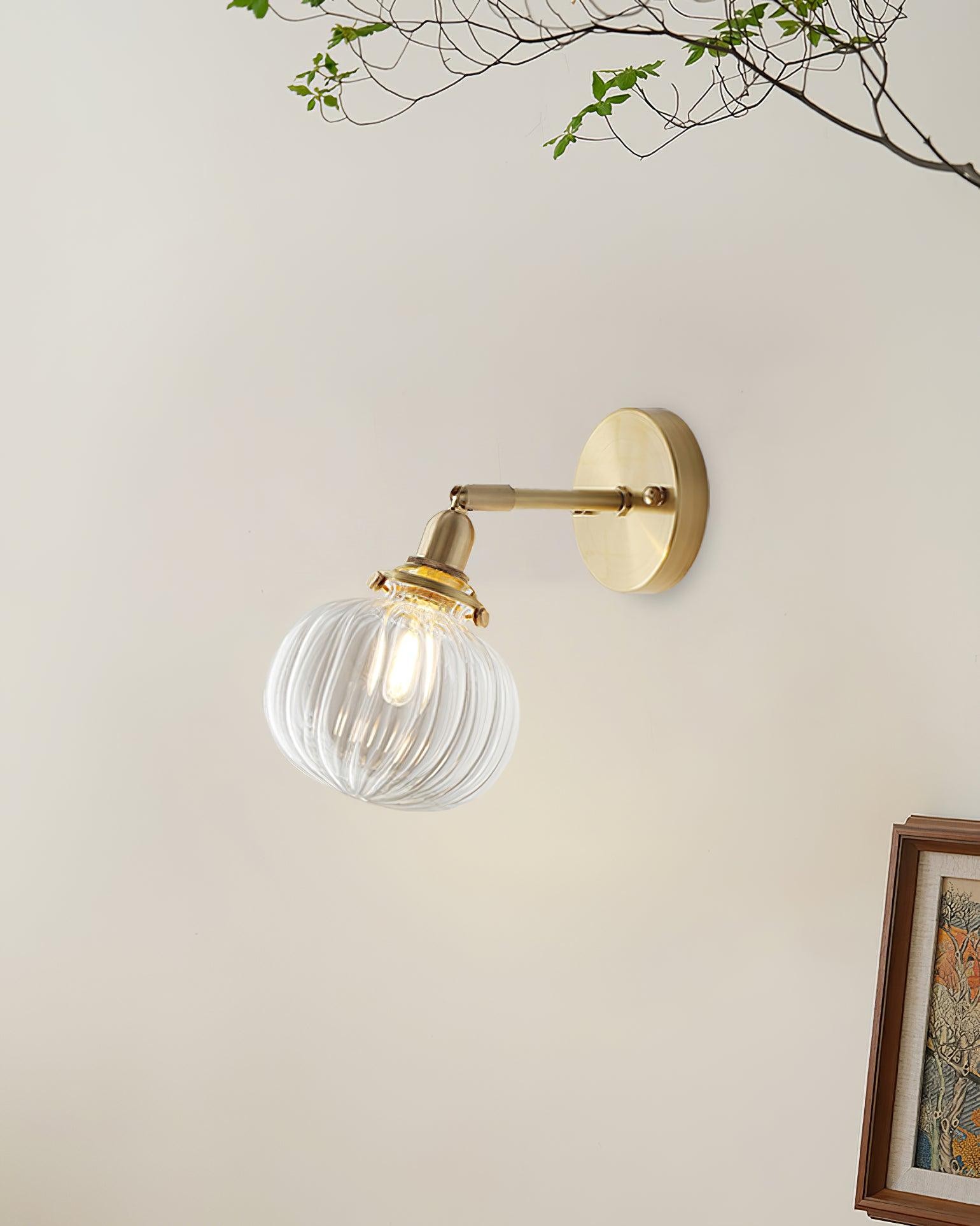 Simple Hallway Entrance Pumpkin Pattern Wall Lamp M108