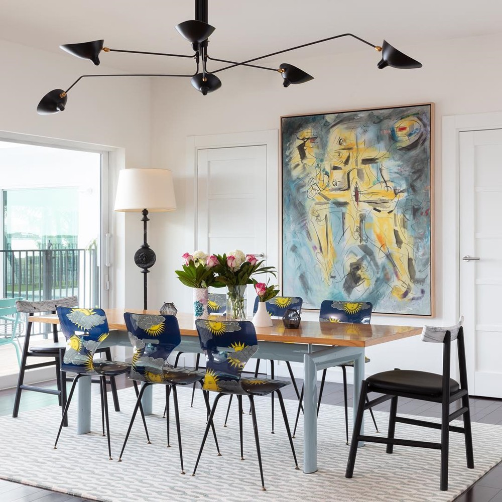 Arclume Arc Ceiling Lamp - Mid Century Multi Arm Light for Living Room