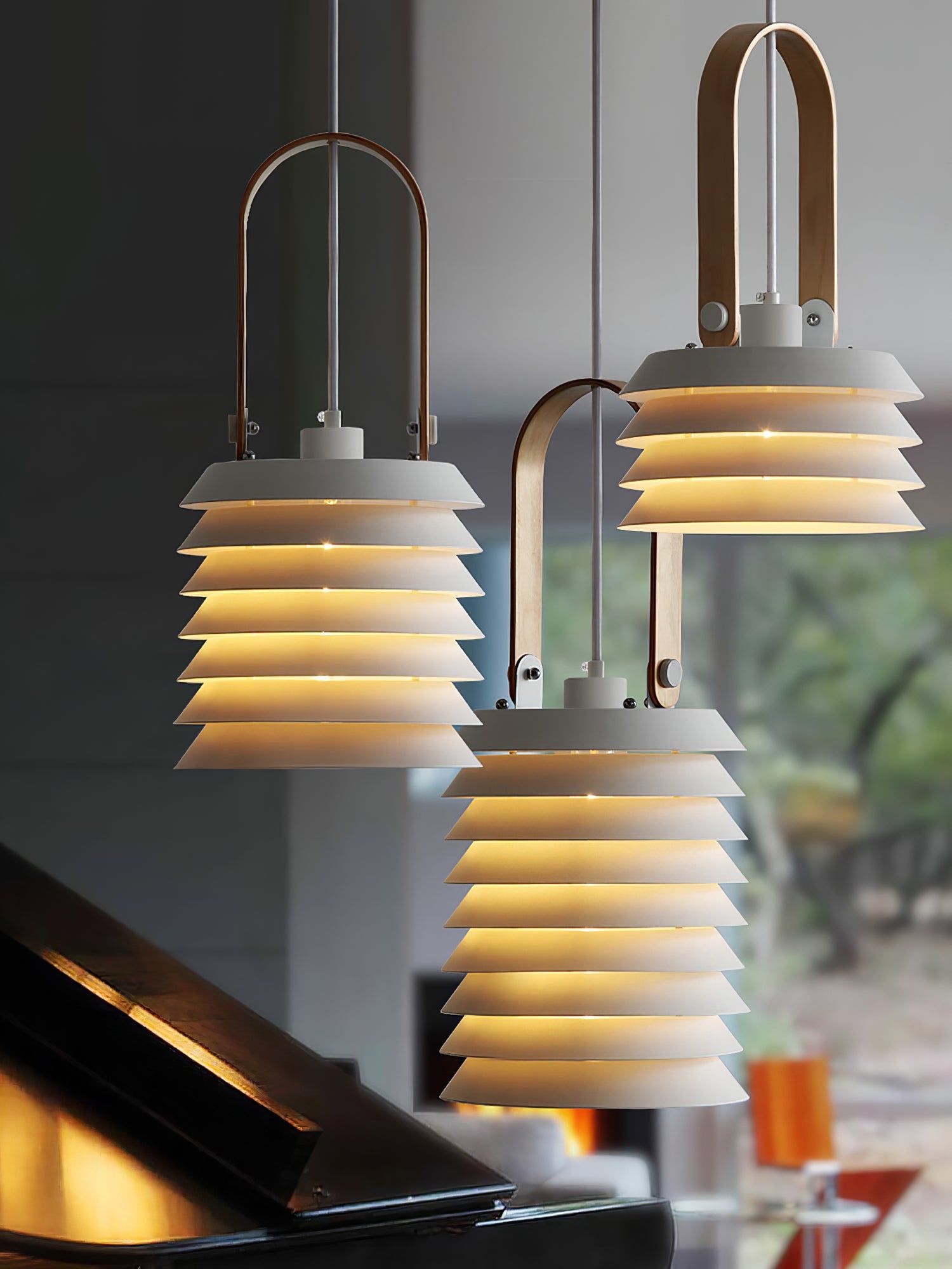 Minimalist Lantern Pendant Lamp T1644
