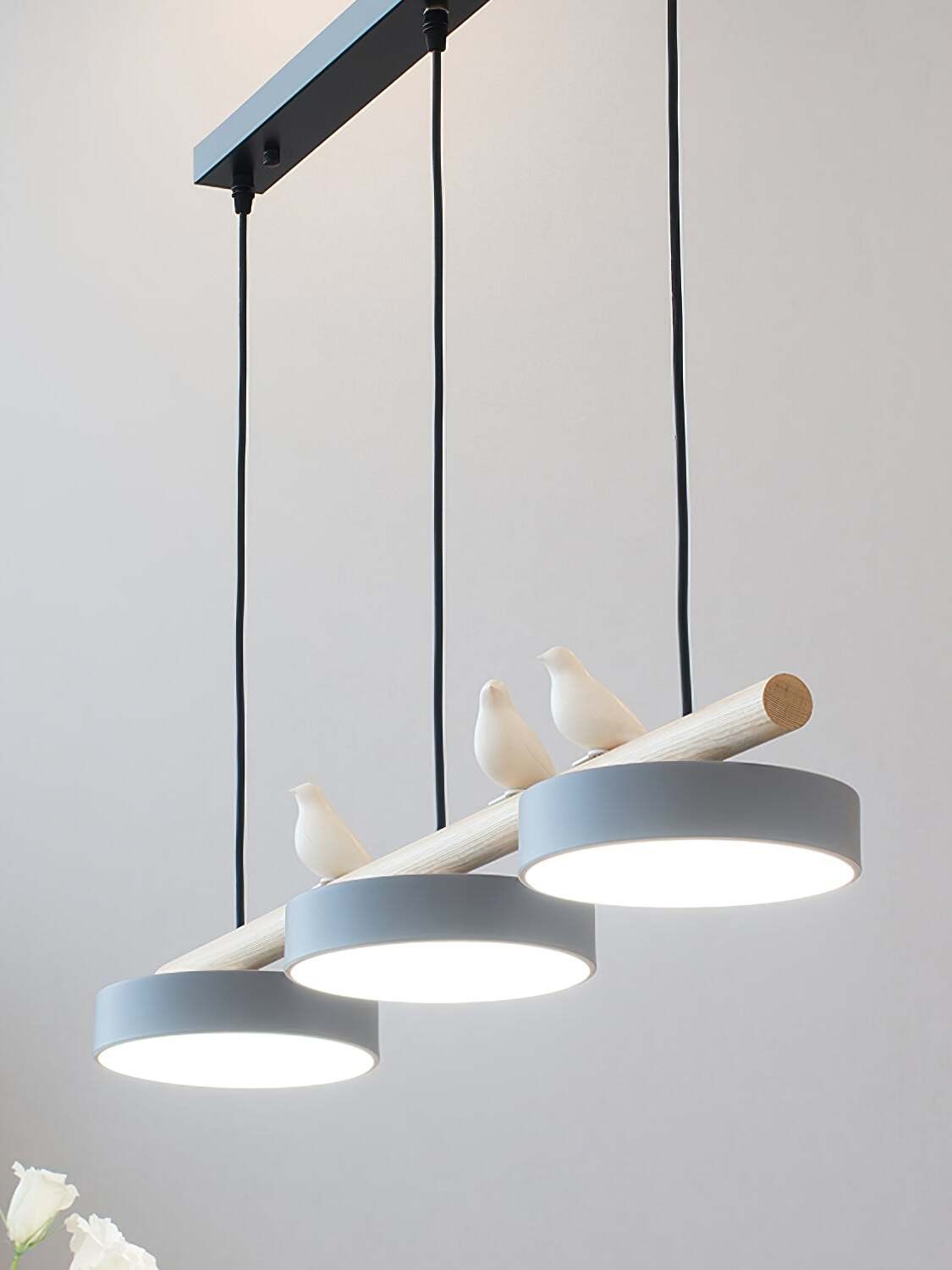 Creative Branch Bird Shaped Pendant Lamp G01