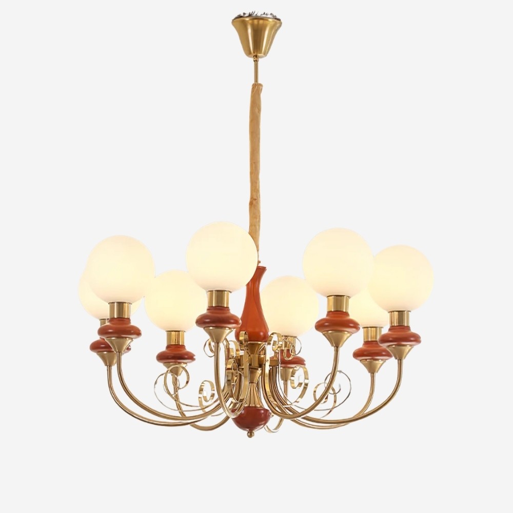 Modern Chandelier with Graceful Silhouette for Ambient Light S219