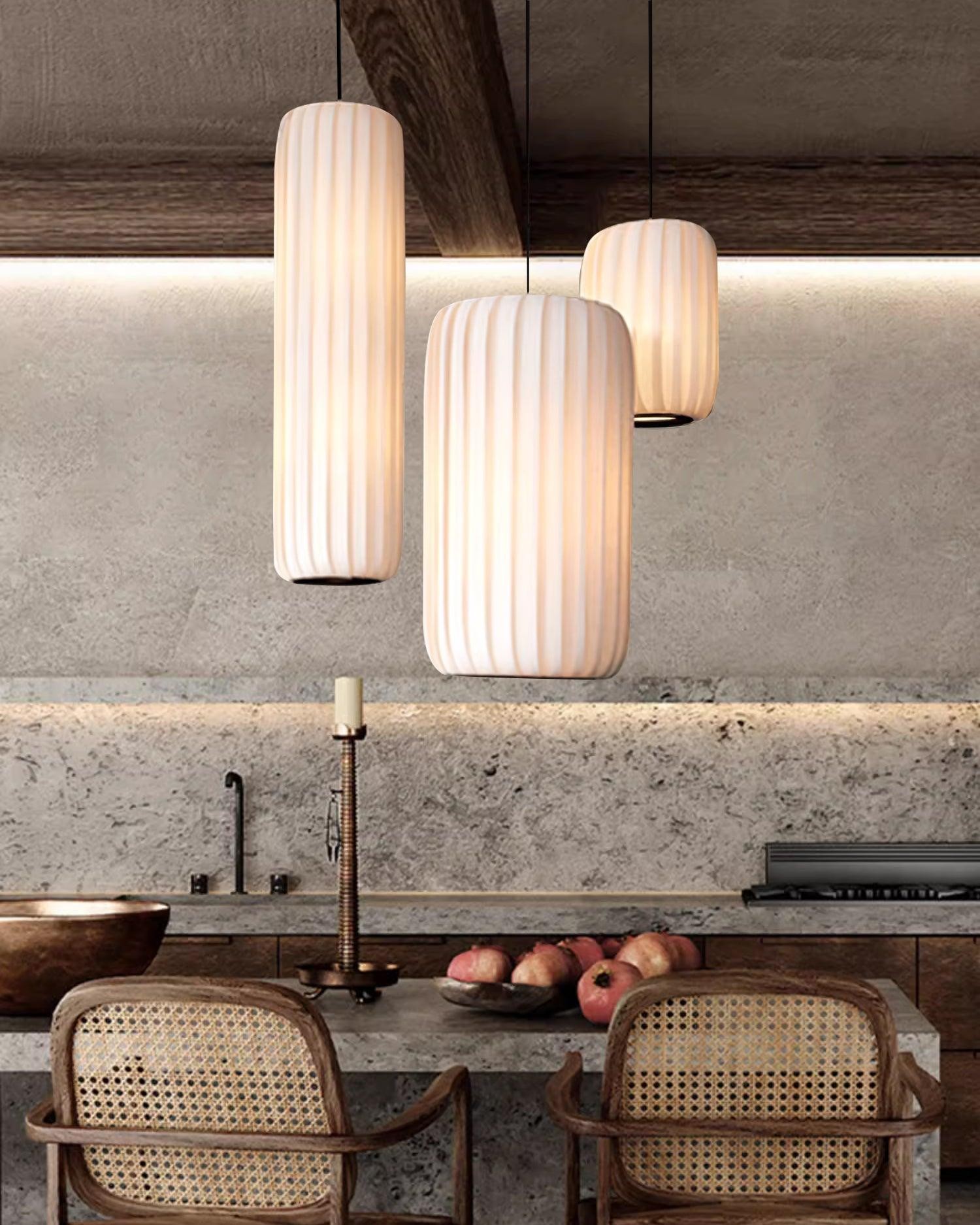 Scandinavian Minimalist Fabric Pendant Lamp M232