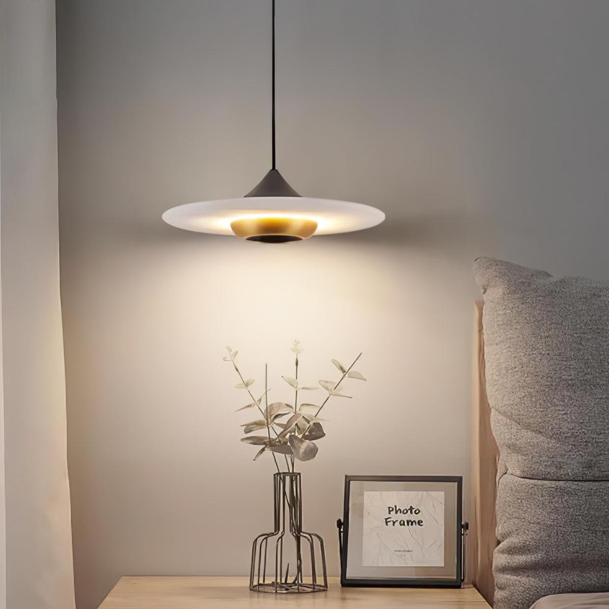 Flying Saucer Marble Pendant Lamp M455