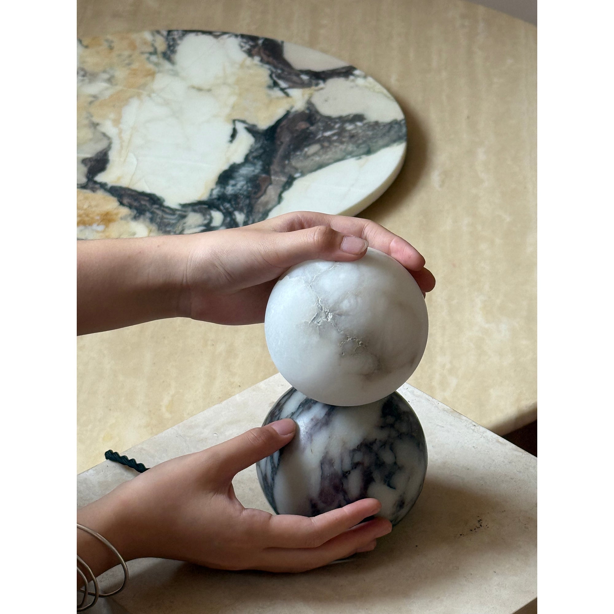 Lucide Marble Table Lamp T1891
