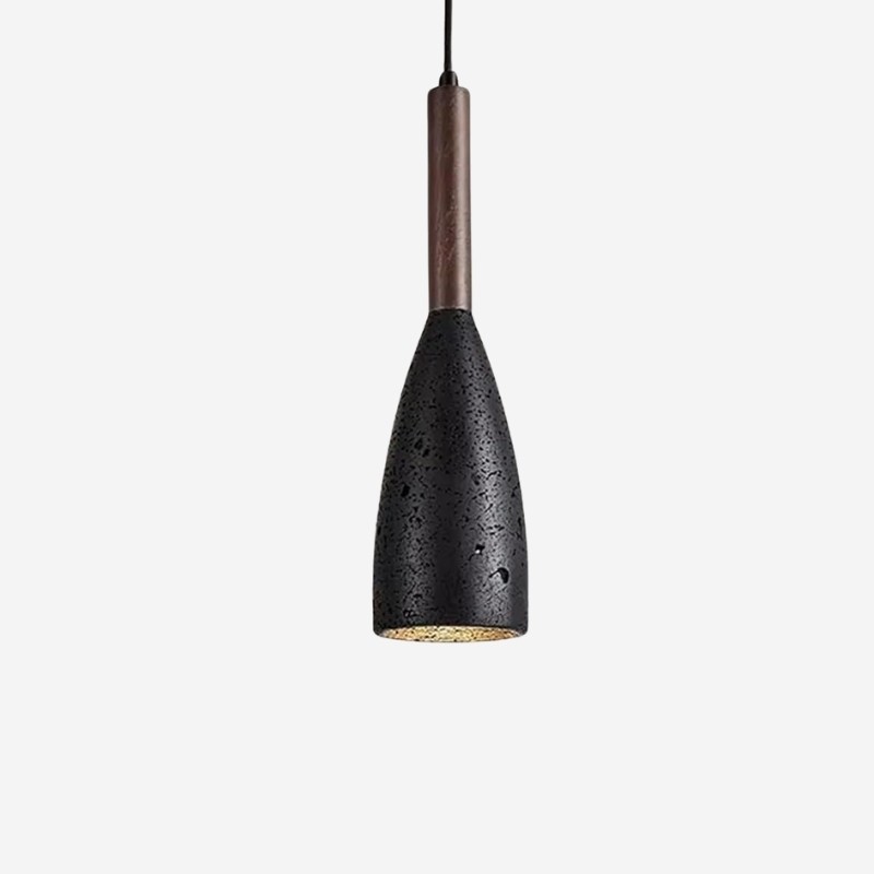 Travertine Pendant Light with Japanese Minimalist Design S287