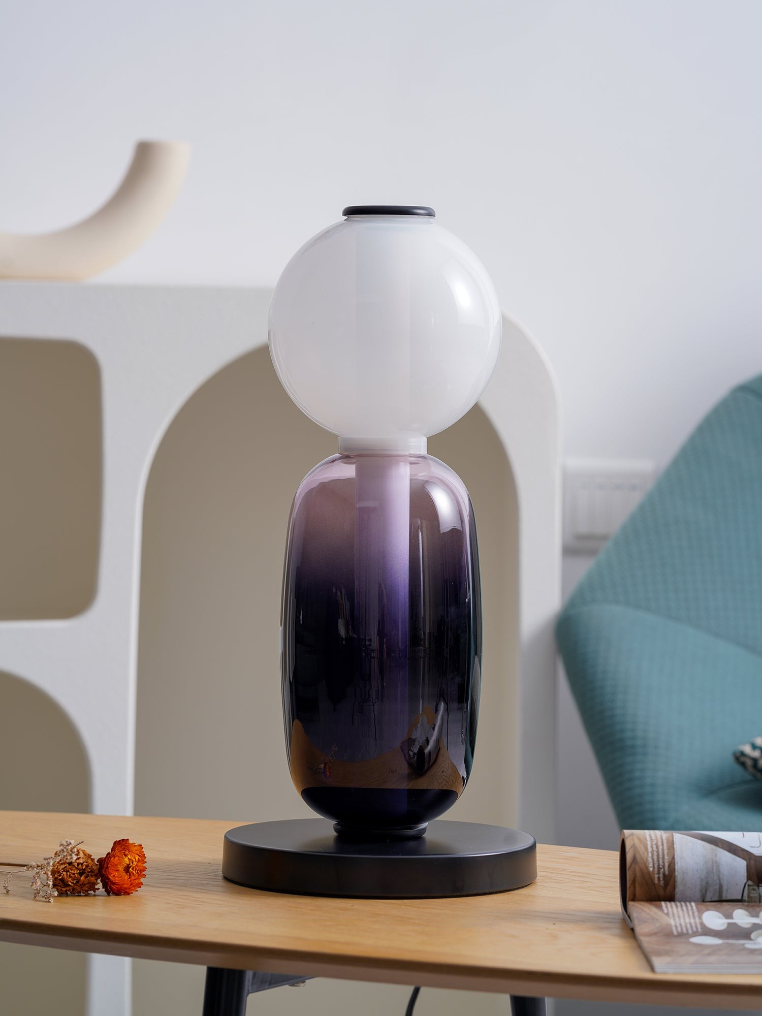 Nordic Minimalist Creative Luxury Gourd Glass Table Lamp M382