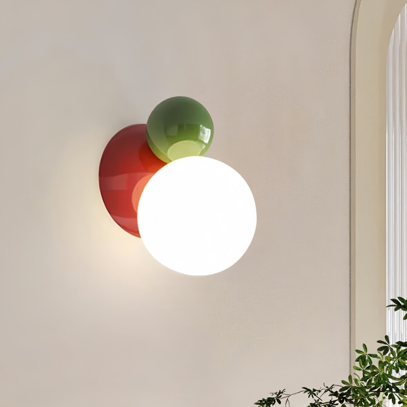 Macaron Globe Metal Wall Light Ceiling Light M124