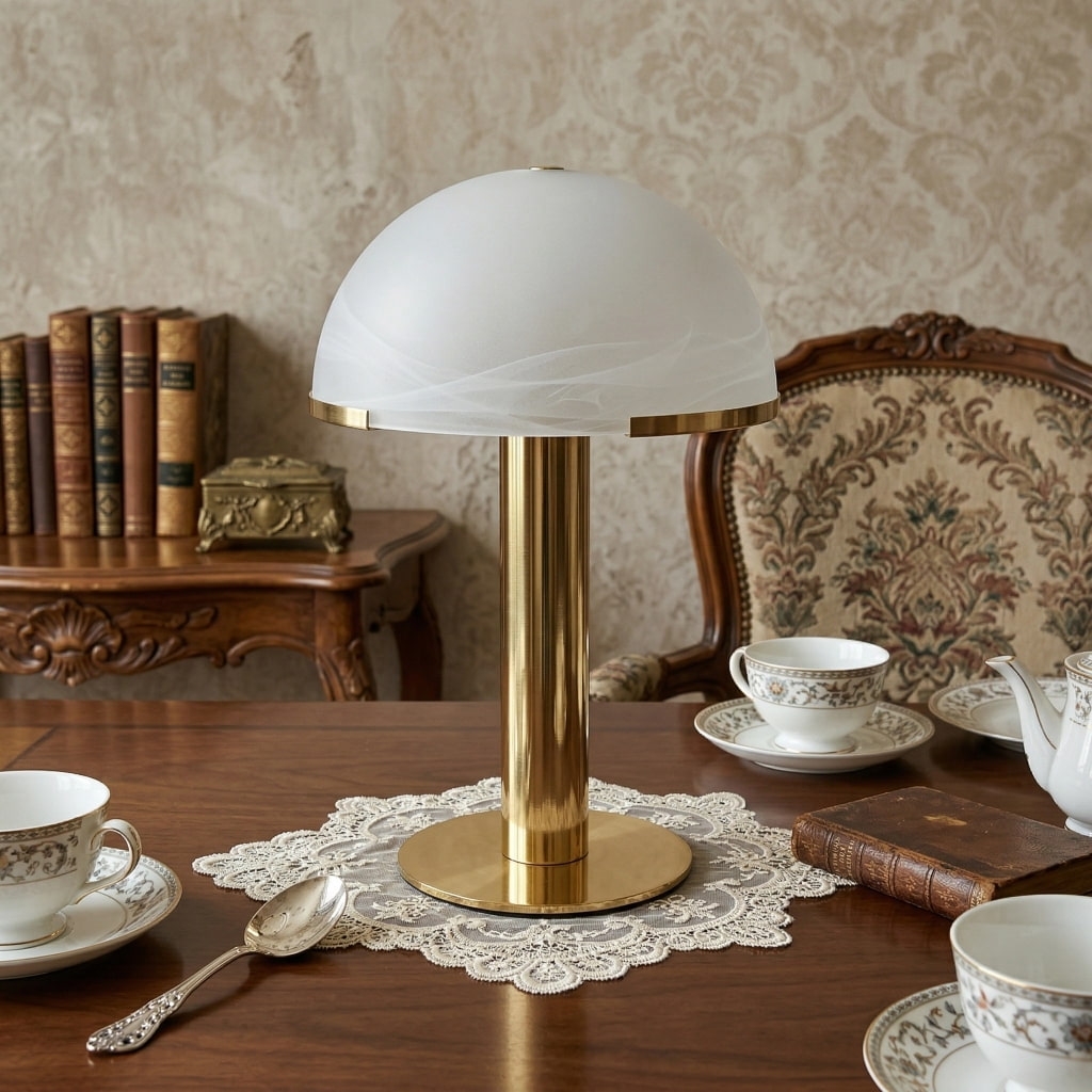 Virelith Modern Contemporary Table Lamp – Elegant Metal Base Desk Lamp for Bedroom and Lounge T1213