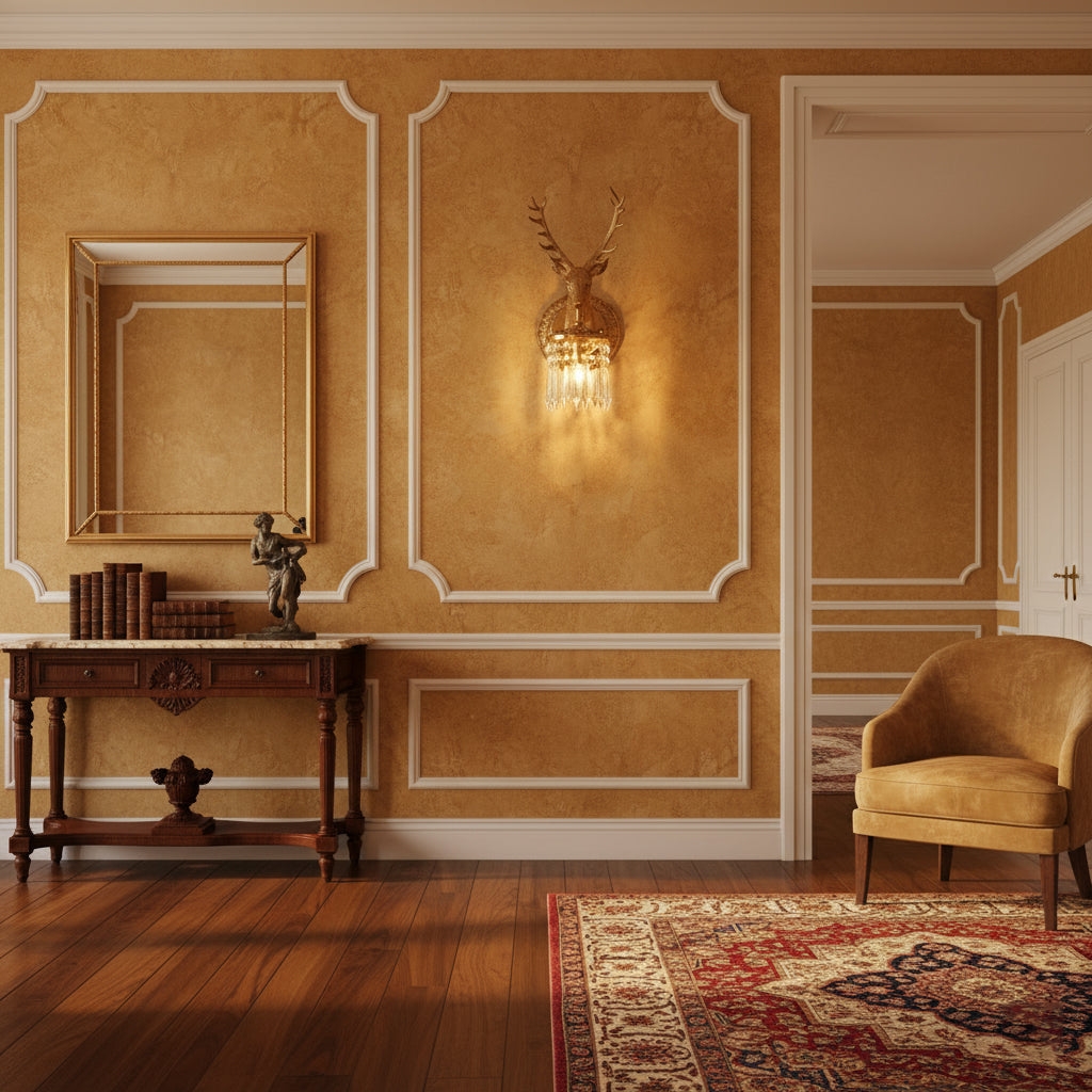 Antler Crystal Wall Lamp T1964