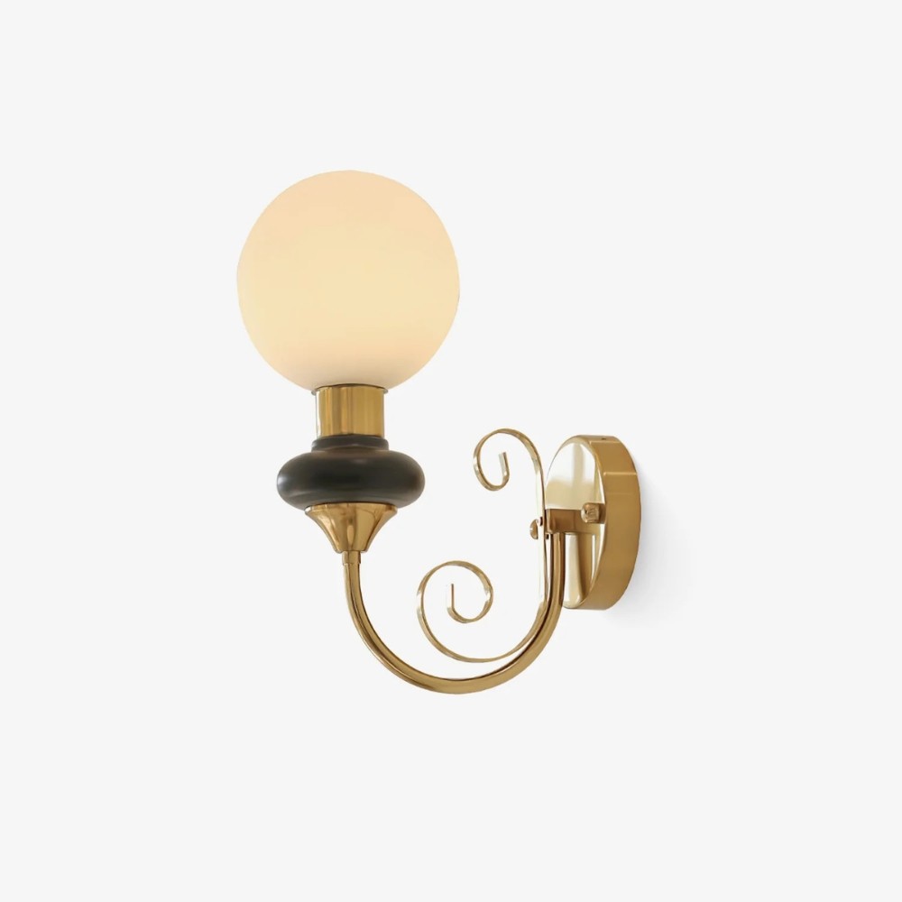 Elegant Wall Lamp with Sculptural Glow and Architectural Form S220