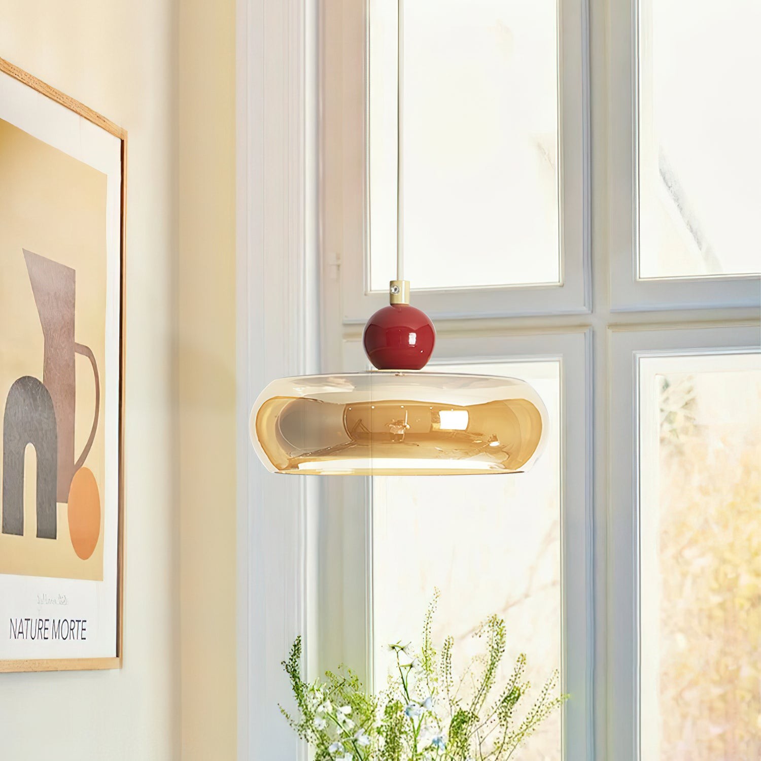 Cherry Shape Glass Pendant Lamp M104