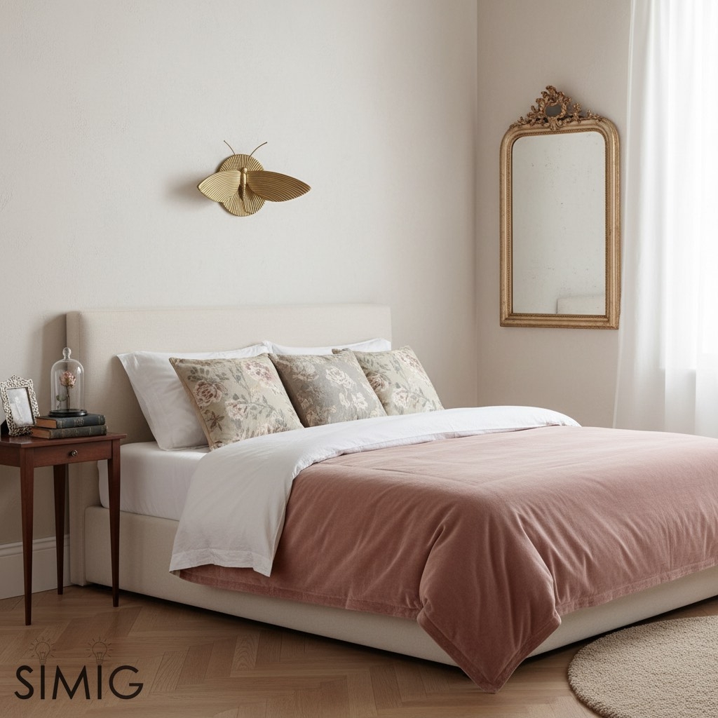 Mothriel Moth-shaped Wall Sconce - Sculptural Design Decorative Wall Light for Bedroom T1127