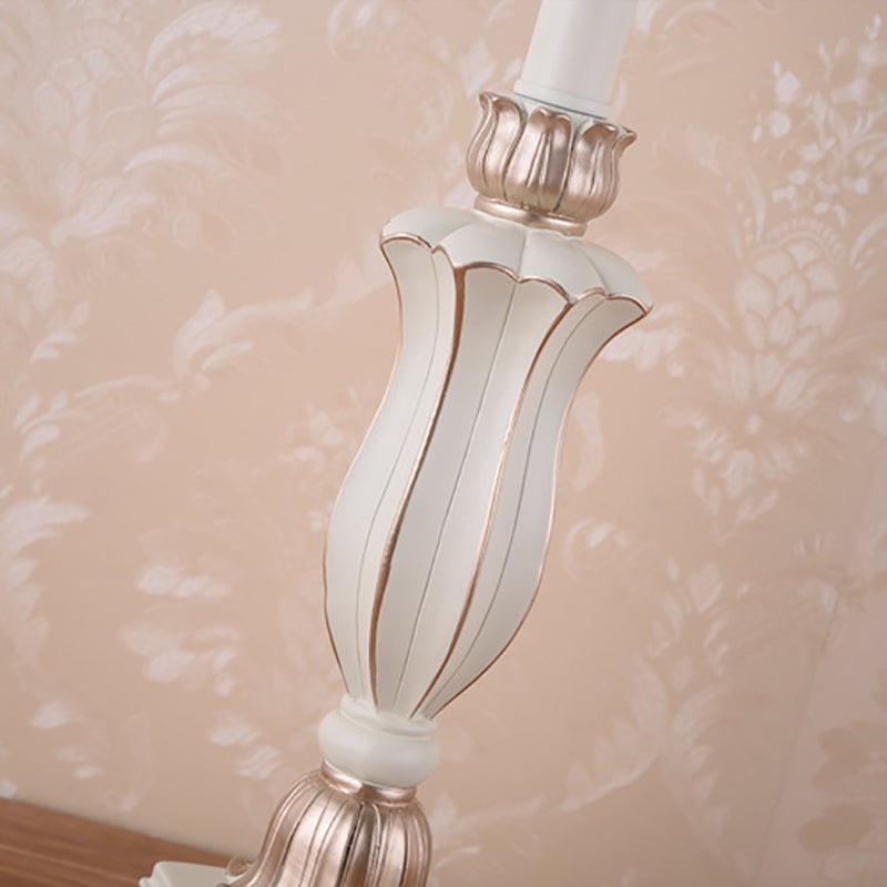 Palace Floral Resin Carved Base Table Lamp M500