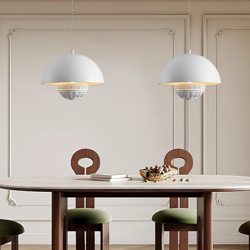 Semi Circular Metal Pendant Lamp M245