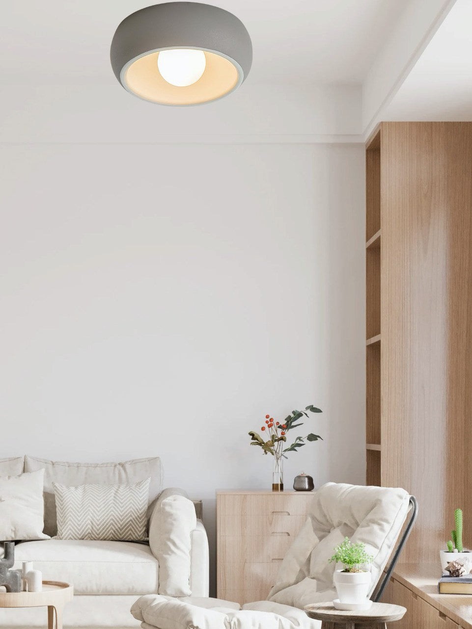 Round Flush Mount Ceiling Light G92