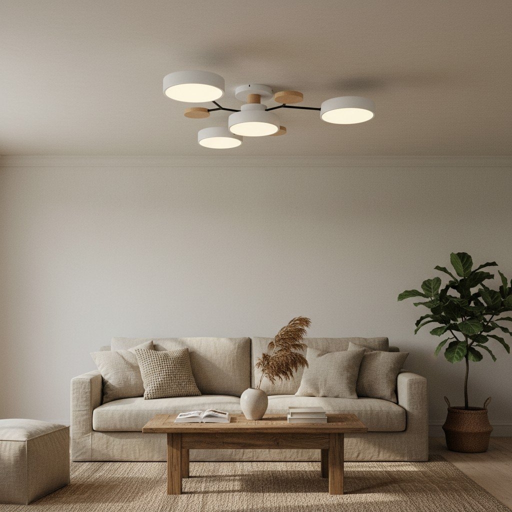 Celos Diffused LED Orb Ceiling Fixture - Stylish Indoor Lighting for Islands and Nooks T592
