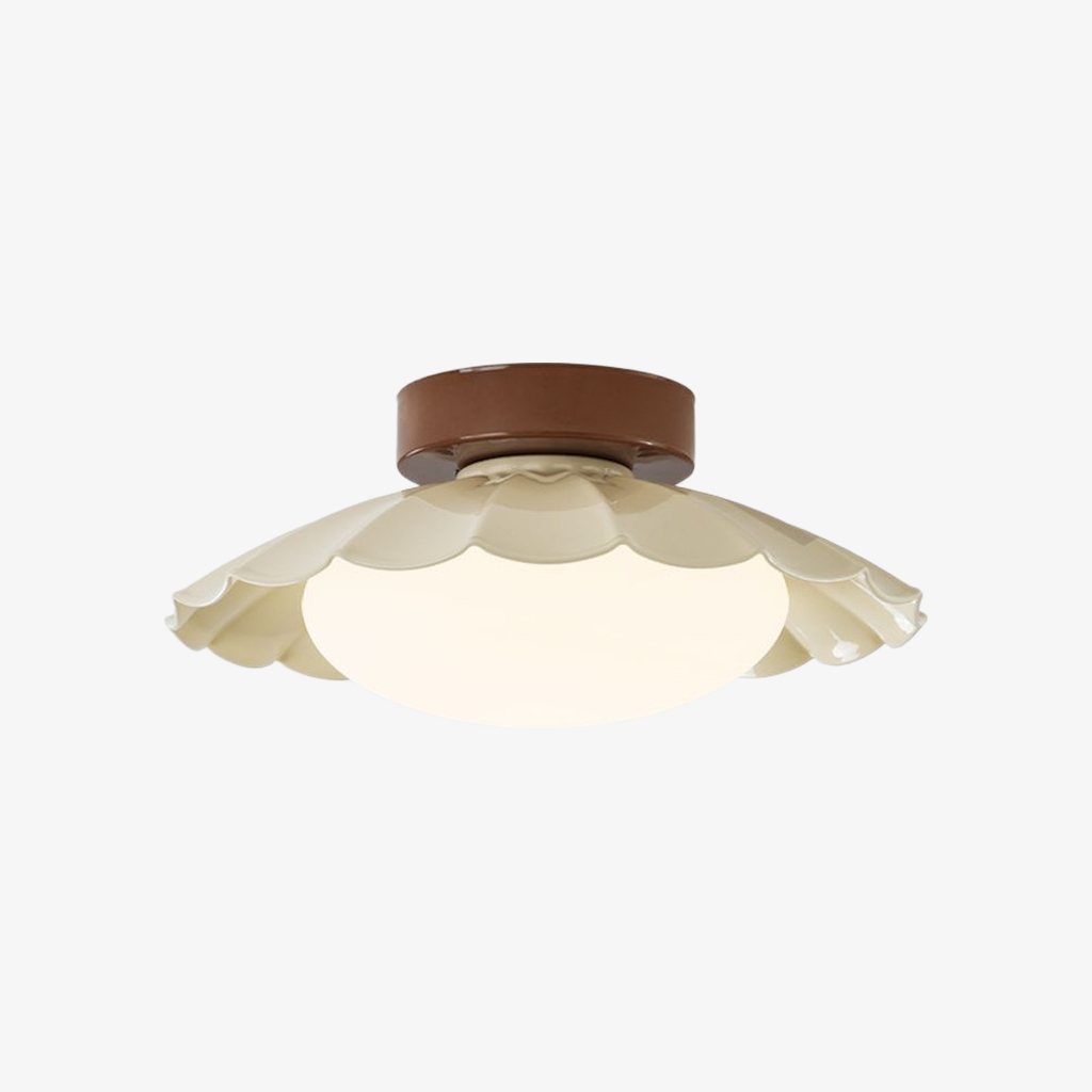 Pluvoria Modern Scalloped Clouds Ceiling Light - Minimalist Living Room Lamp T536