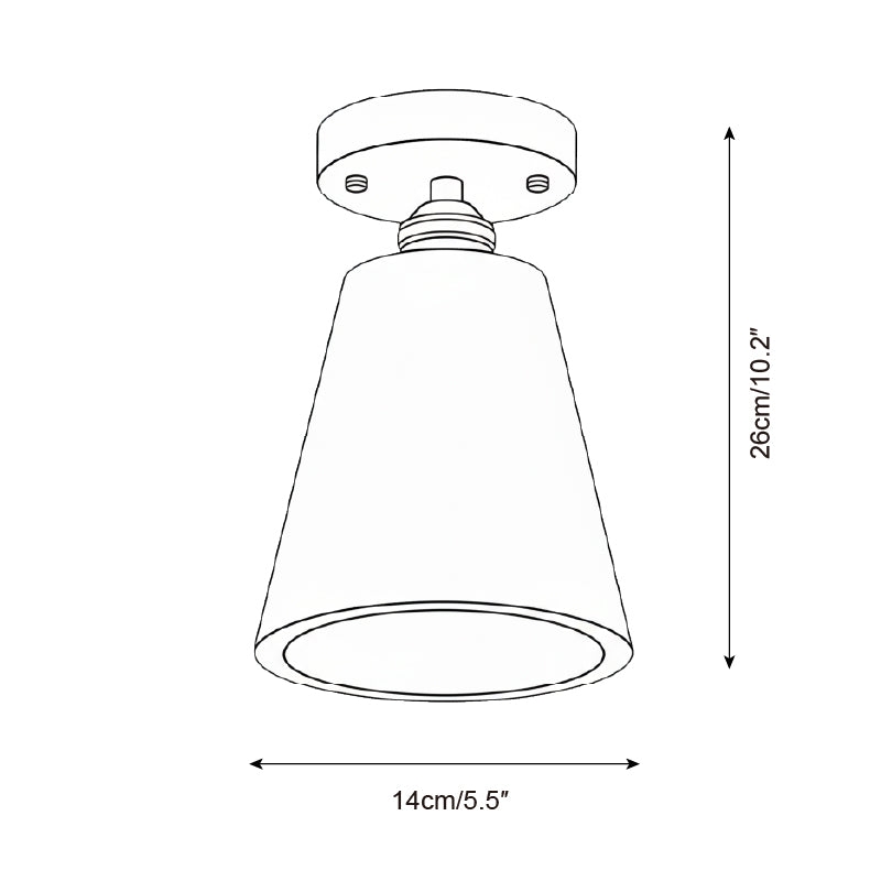 Collar Wood Ceiling Lamp T1459