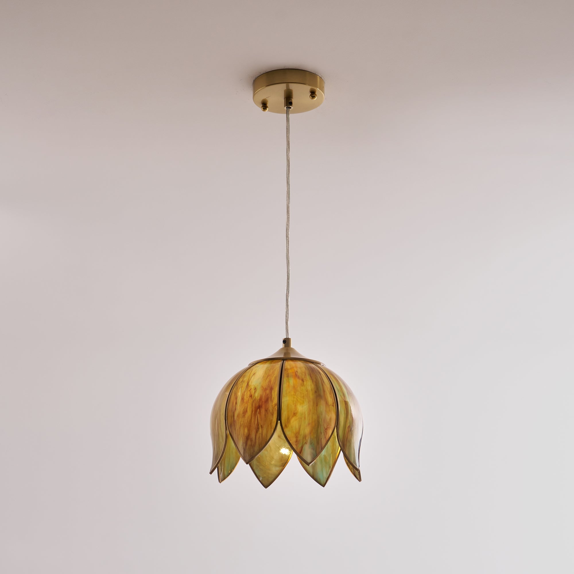 Retro Lotus Pendant Lamp T1806