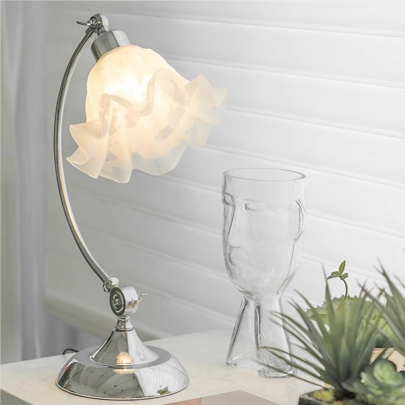 Cordless Adjustable Desk Lamp for Bedroom