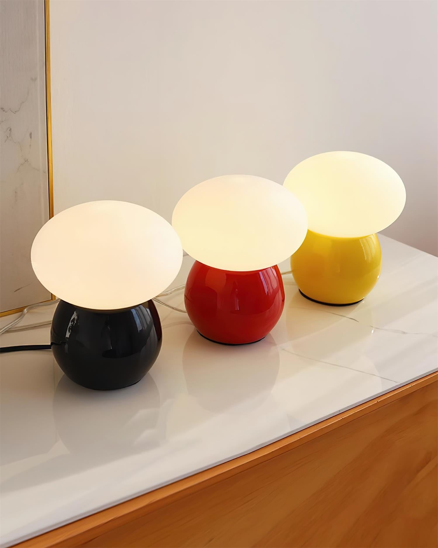 Modern Cream Style Mushroom Table Lamp M224