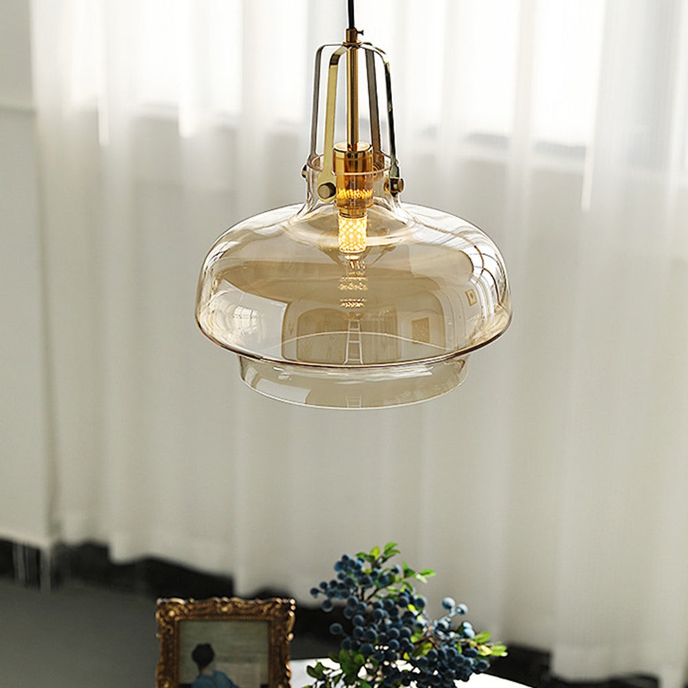 Modern Unique Shaped Fish Tank Glass Pendant Light T166